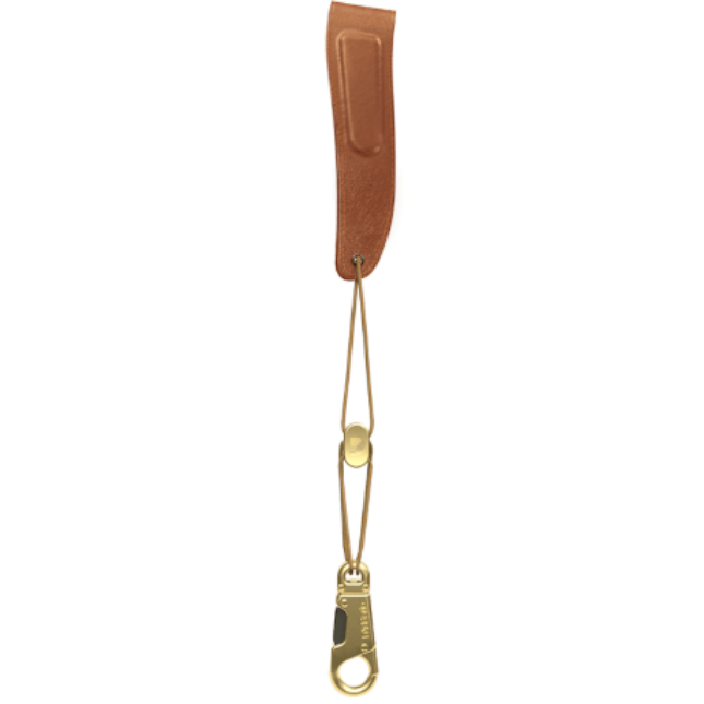 D'ADDARIO Padded Leather Strap Sopran-/Altsaxophon Braun