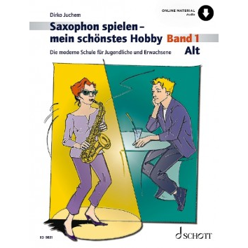 Saxophon spielen - Mein schönstes Hobby Band 1 +Audio online (Altsax) - ED 9831D