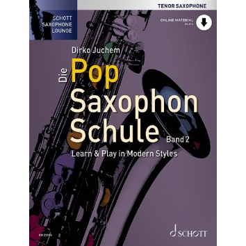 Die Pop Saxophon Schule Band 2 für Tenorsaxophon +Audio Online - ED 22934