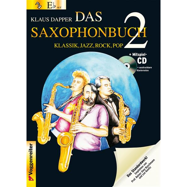 Das Saxophonbuch Band 2 für Alt-/Baritonsaxophon (+CD) - 0612-6