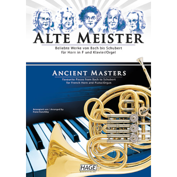 Alte Meister - Beliebte Werke von Bach bis Schubert für Horn in F und Klavier/Orgel - EH 1515