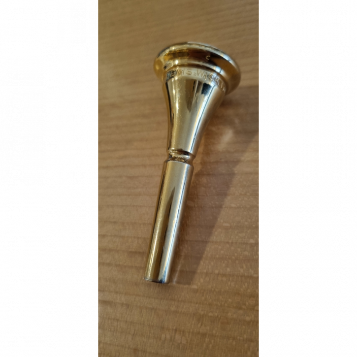 DENIS WICK Mundstück 4885 Waldhorn 4, vergoldet, gebraucht