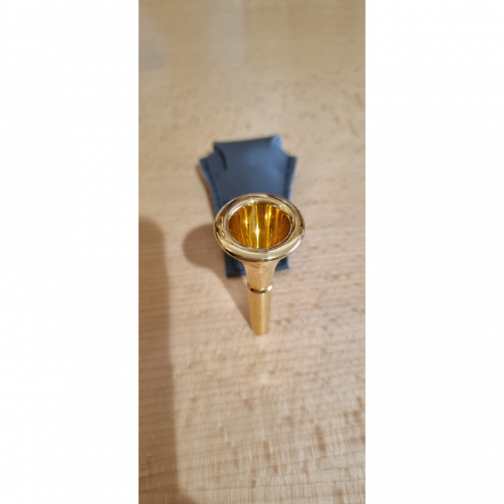 DENIS WICK Mundstück 4885 Waldhorn 5, vergoldet, gebraucht