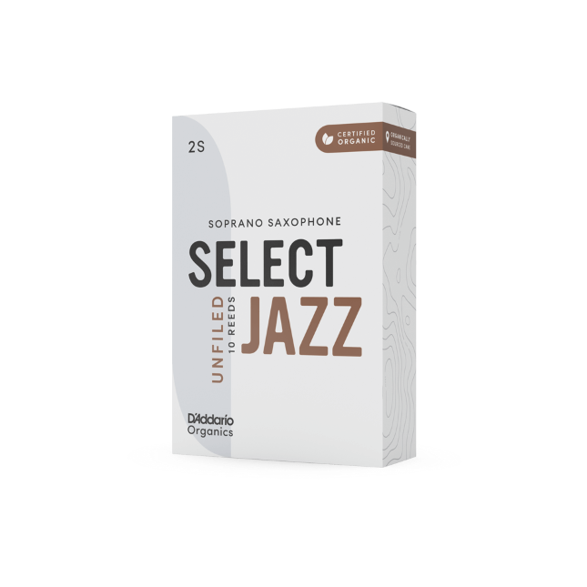 D'ADDARIO Organic Select Jazz Unfiled Sopransaxophon