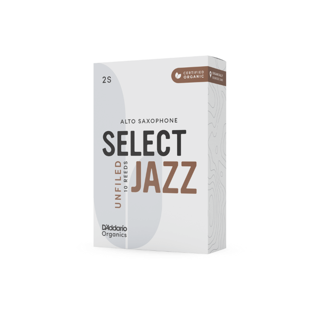 D'ADDARIO Organic Select Jazz Unfiled Altsaxophon 2S