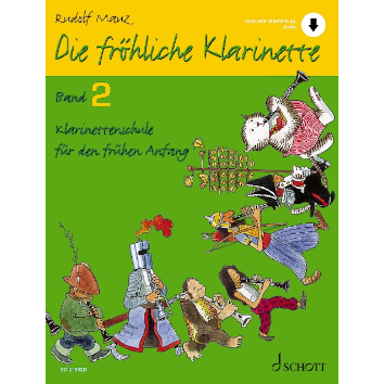 Die fröhliche Klarinette Band 2 (+ Audio online) - ED21502D