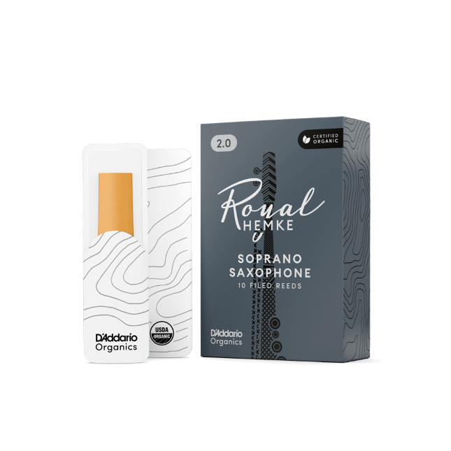 D'ADDARIO ROYAL HEMKE Organic Blätter Sopransaxophon