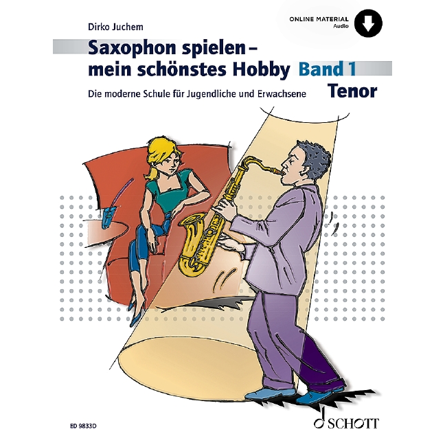 Saxophon spielen - Mein schönstes Hobby Band 1 +Audio Online (Tenorsax) - ED9833D