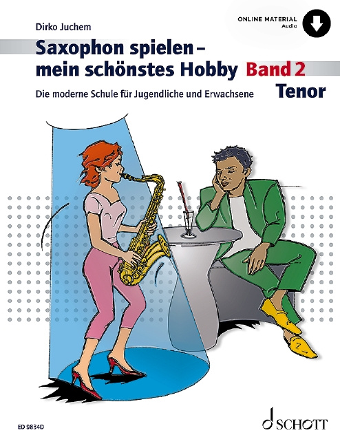 Saxophon spielen - Mein schönstes Hobby Band 2 +Audio Online (Tenorsax) - ED9834D