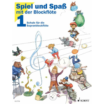 Spiel und Spaß mit der Blockflöte Band 1, Ausgabe 2003 -  ED 7770