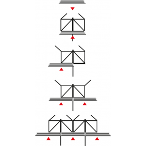 WITTNER Pultauflage Schwarz